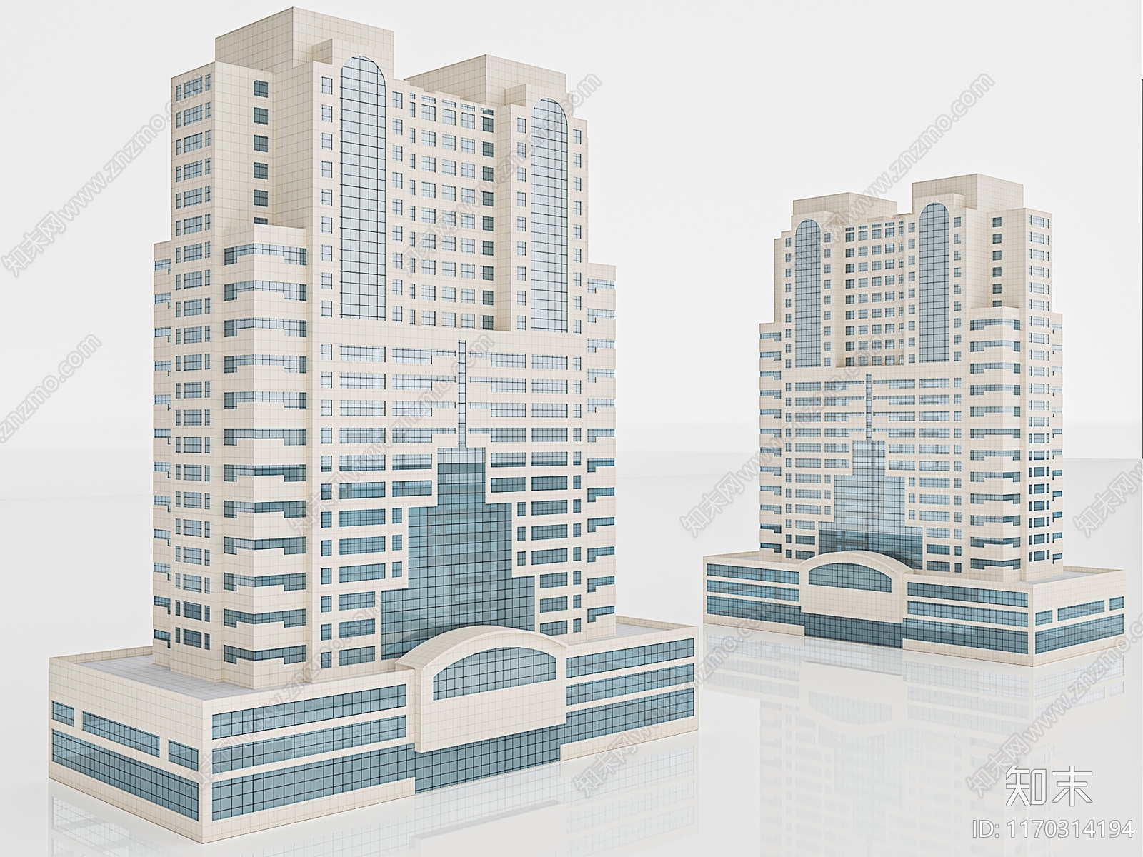 现代其他商业建筑3D模型下载【ID:1170314194】