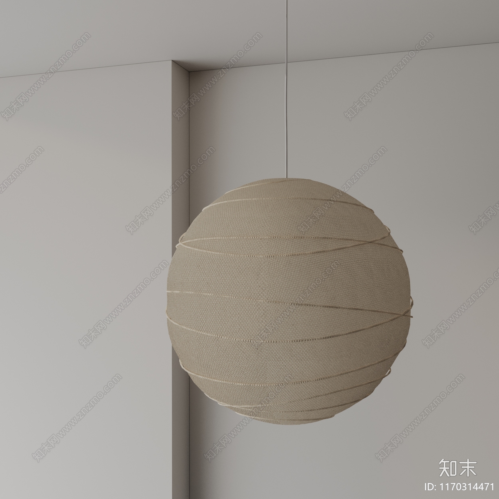 现代吊灯3D模型下载【ID:1170314471】