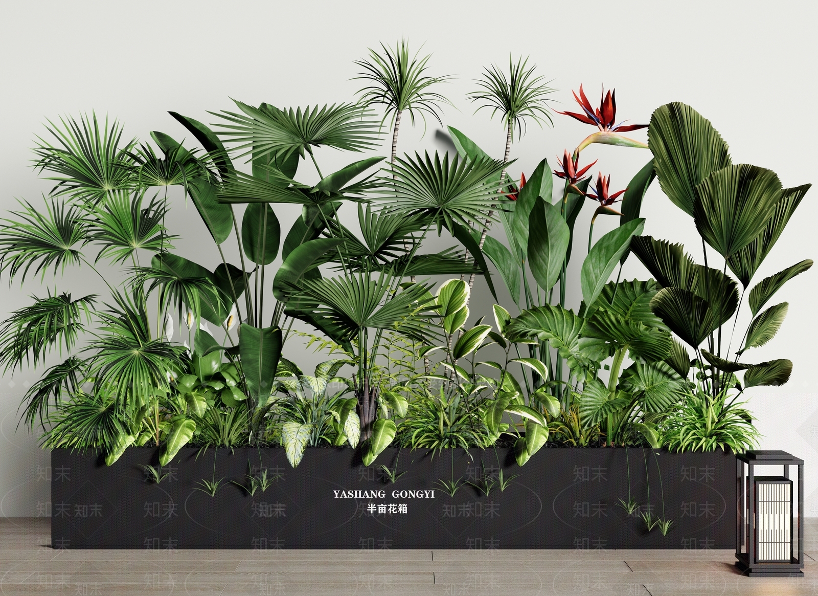 植物组合SU模型下载【ID:1170325394】