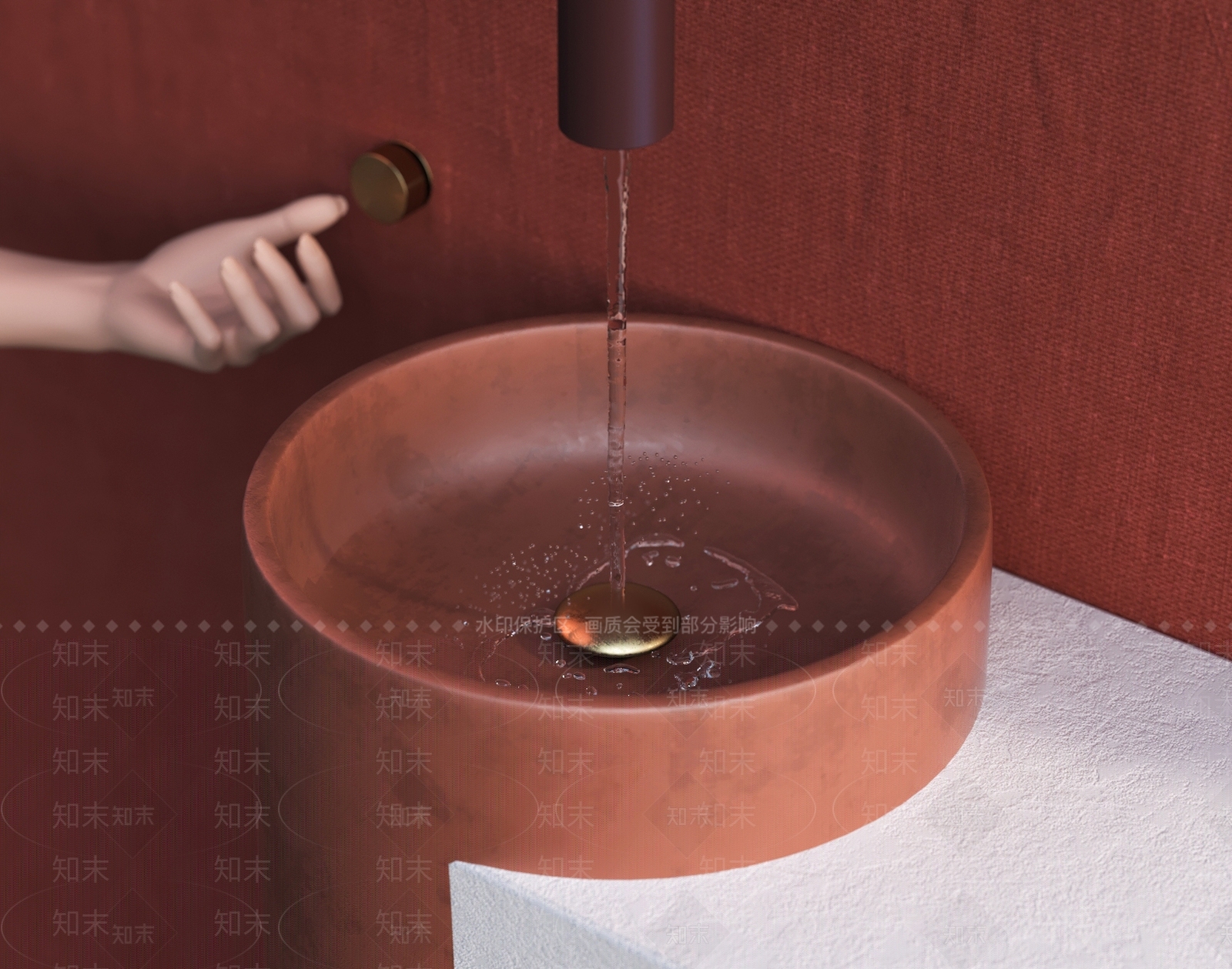 洗手台3D模型下载【ID:1170325525】