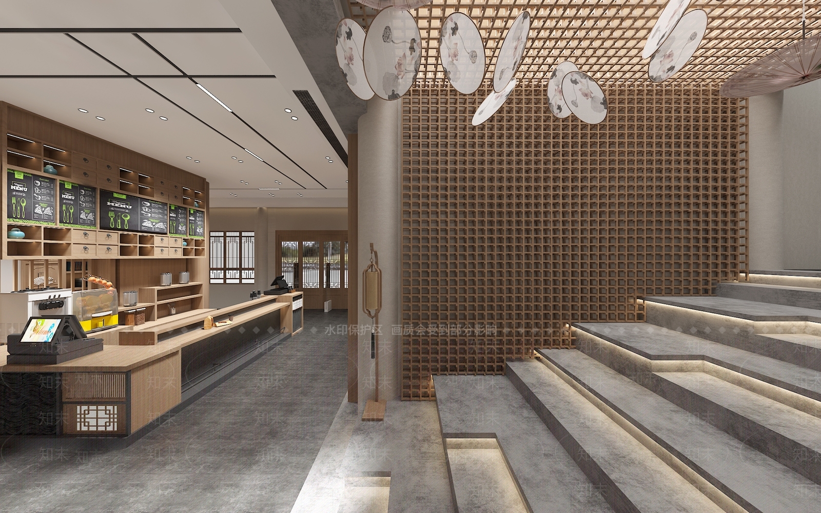 现代茶叶店3D模型下载【ID:1214726716】