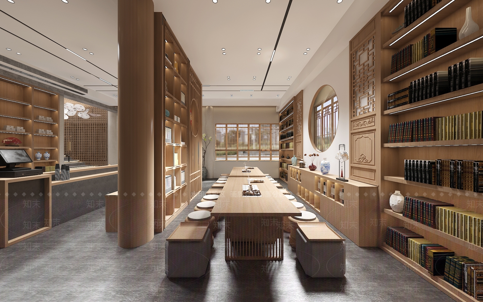现代茶叶店3D模型下载【ID:1214726716】