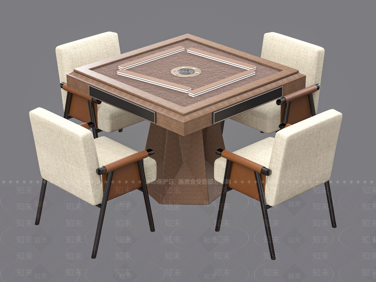 麻将桌3D模型下载【ID:1170337044】