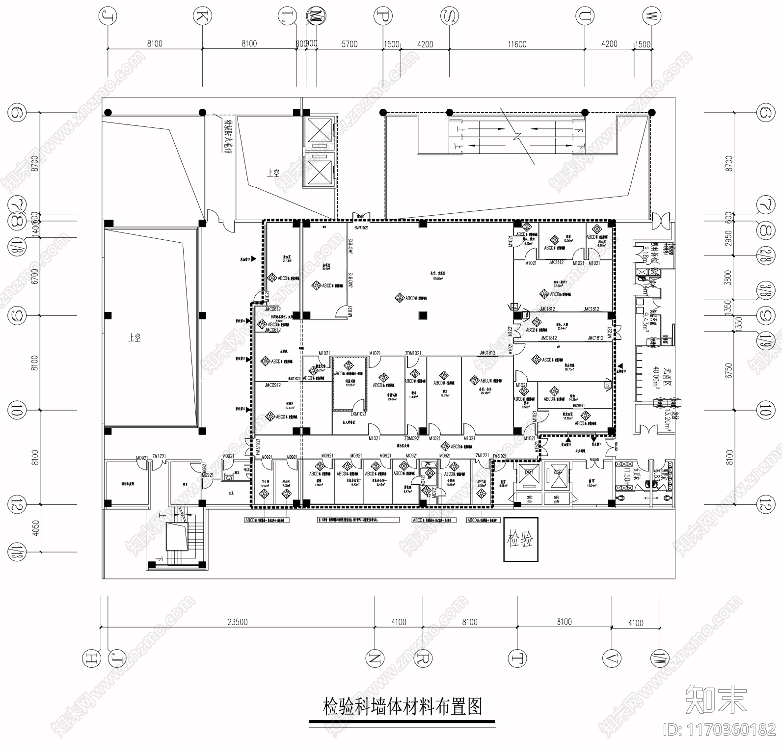 现代实验室施工图下载【ID:1170360182】