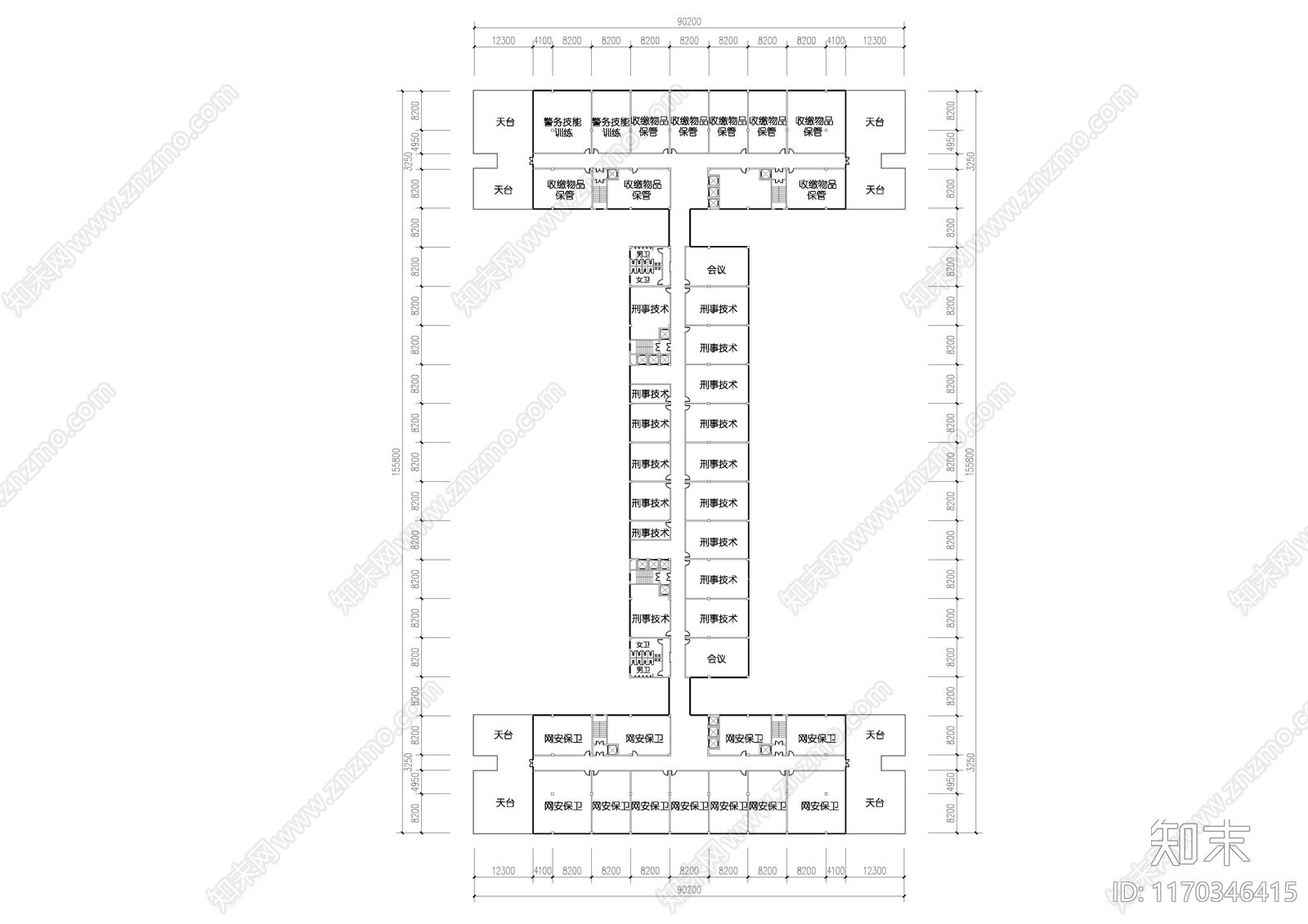 现代其他办公建筑施工图下载【ID:1170346415】