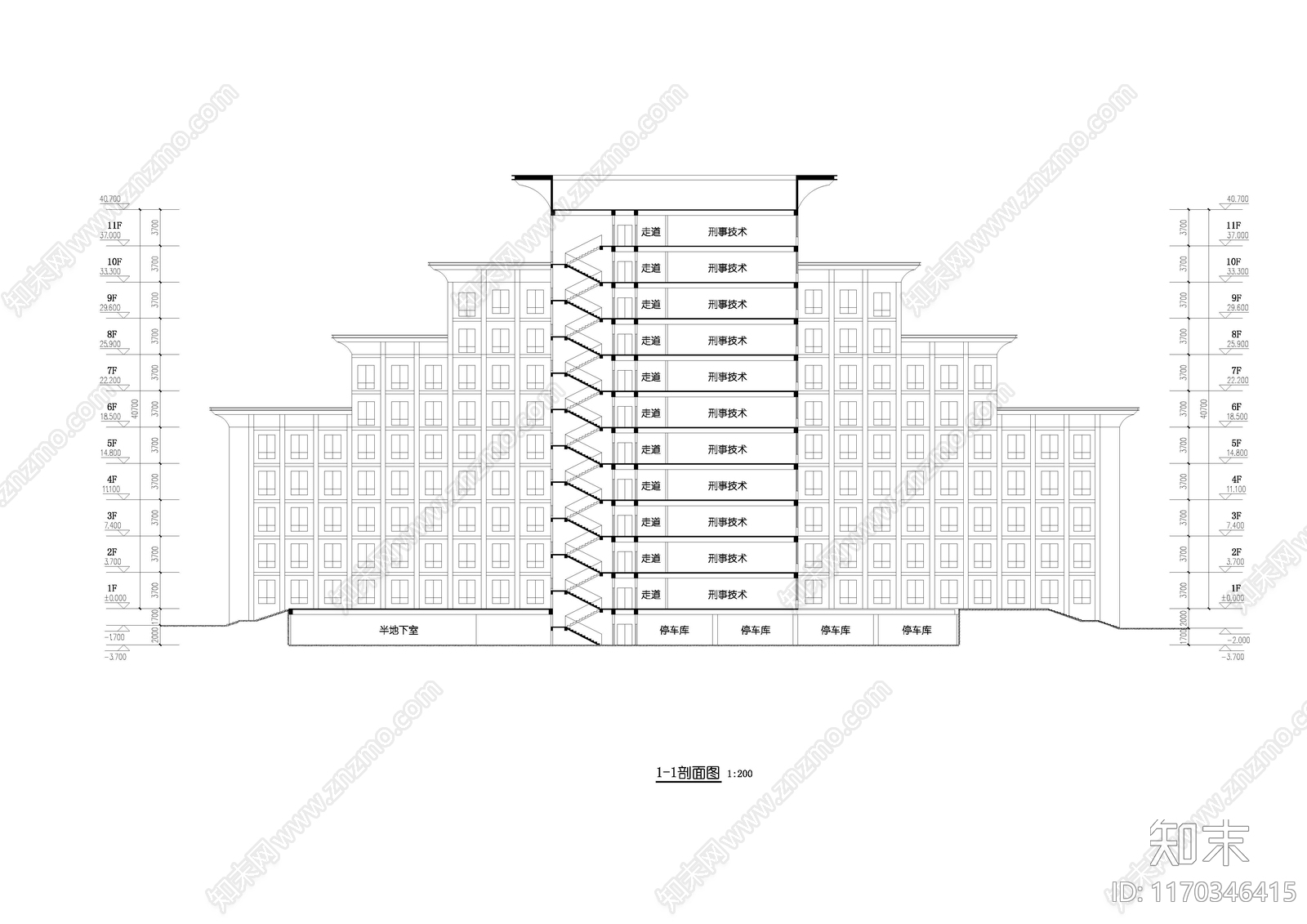 现代其他办公建筑施工图下载【ID:1170346415】