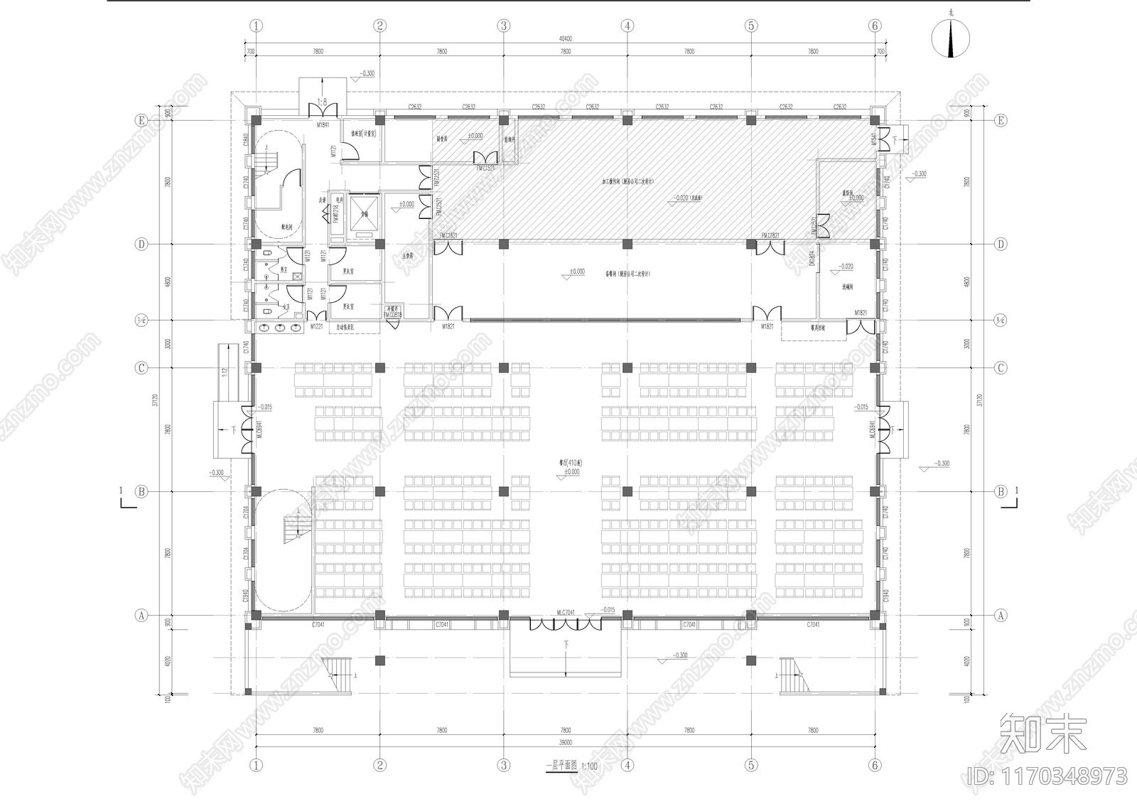 现代学校建筑cad施工图下载【ID:1170348973】