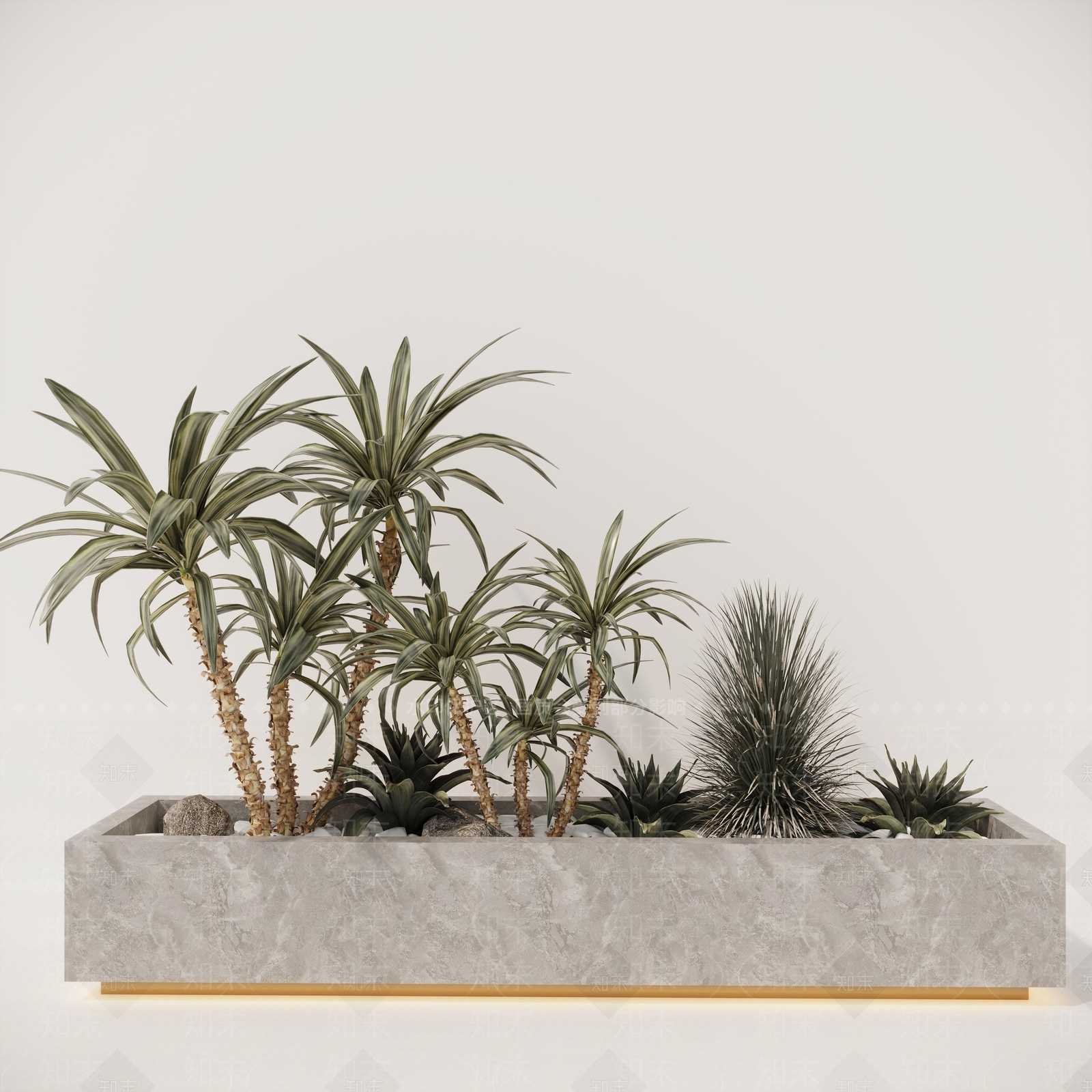 植物堆3D模型下载【ID:1170352260】