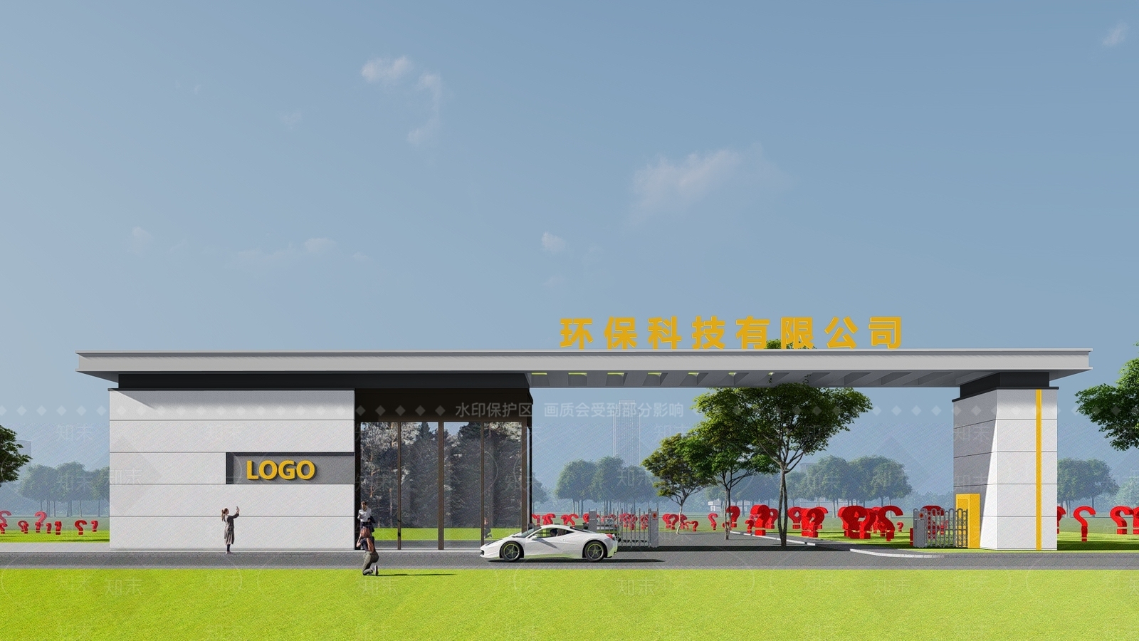 现代其他公共建筑SU模型下载【ID:1170364115】