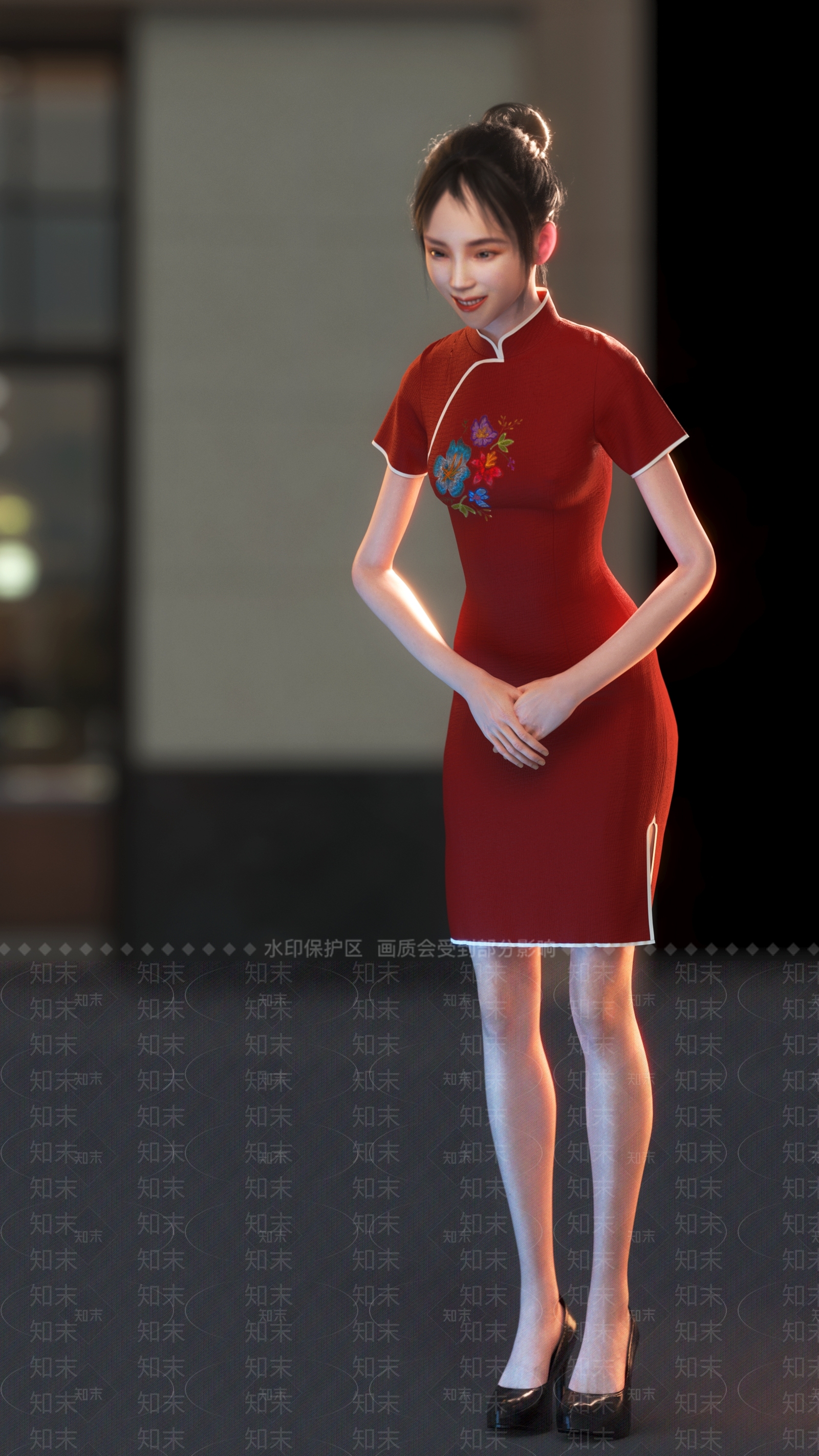 女人3D模型下载【ID:1170368364】