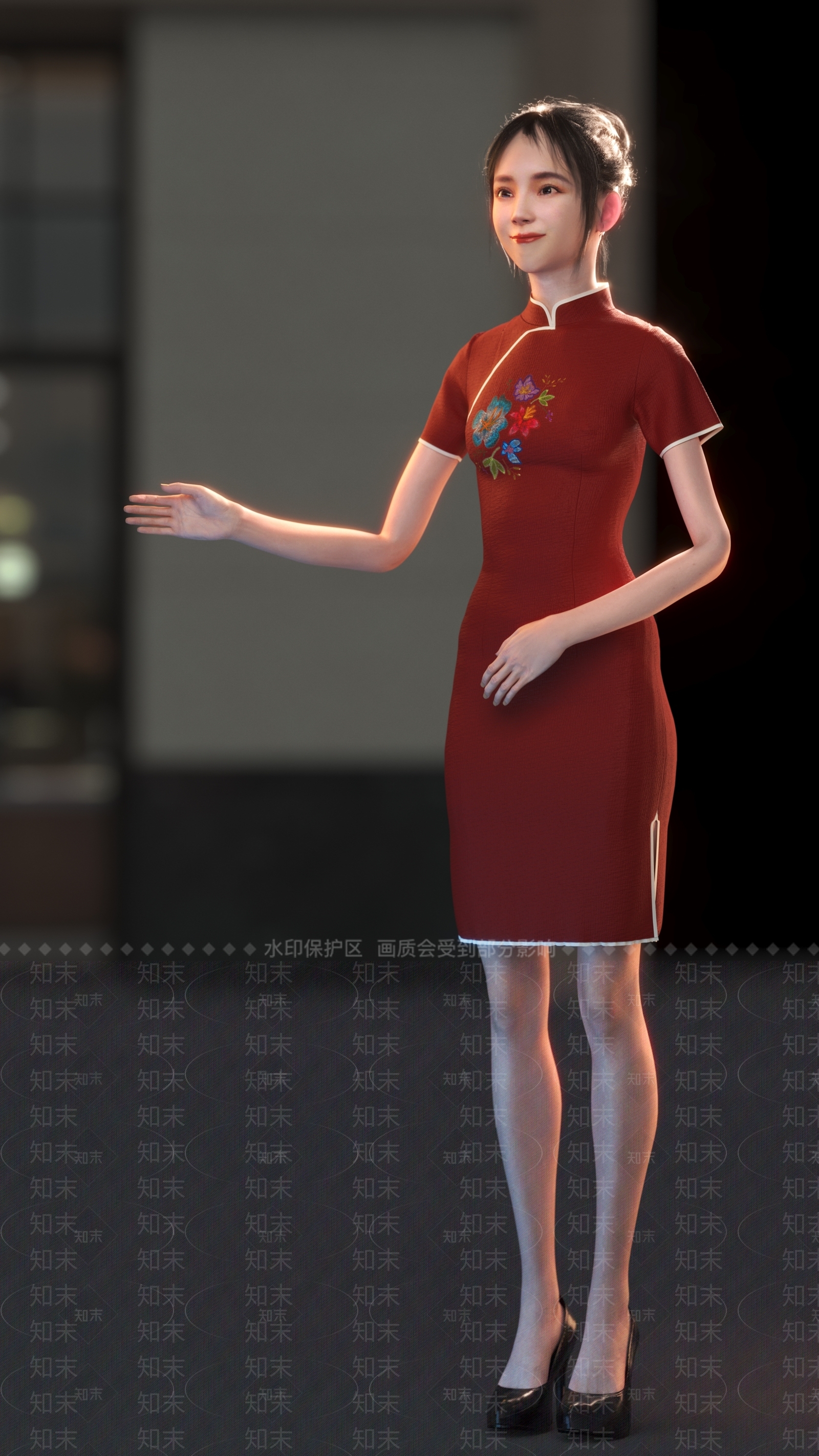 女人3D模型下载【ID:1170368364】