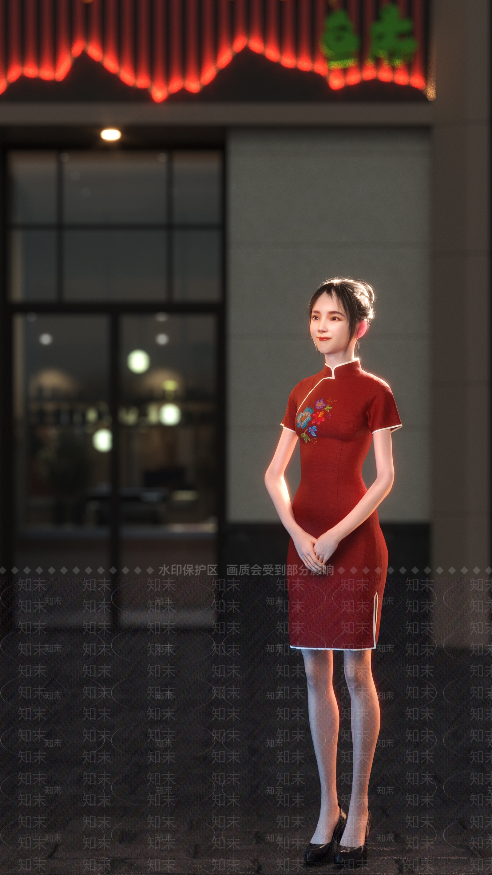 女人3D模型下载【ID:1170368364】
