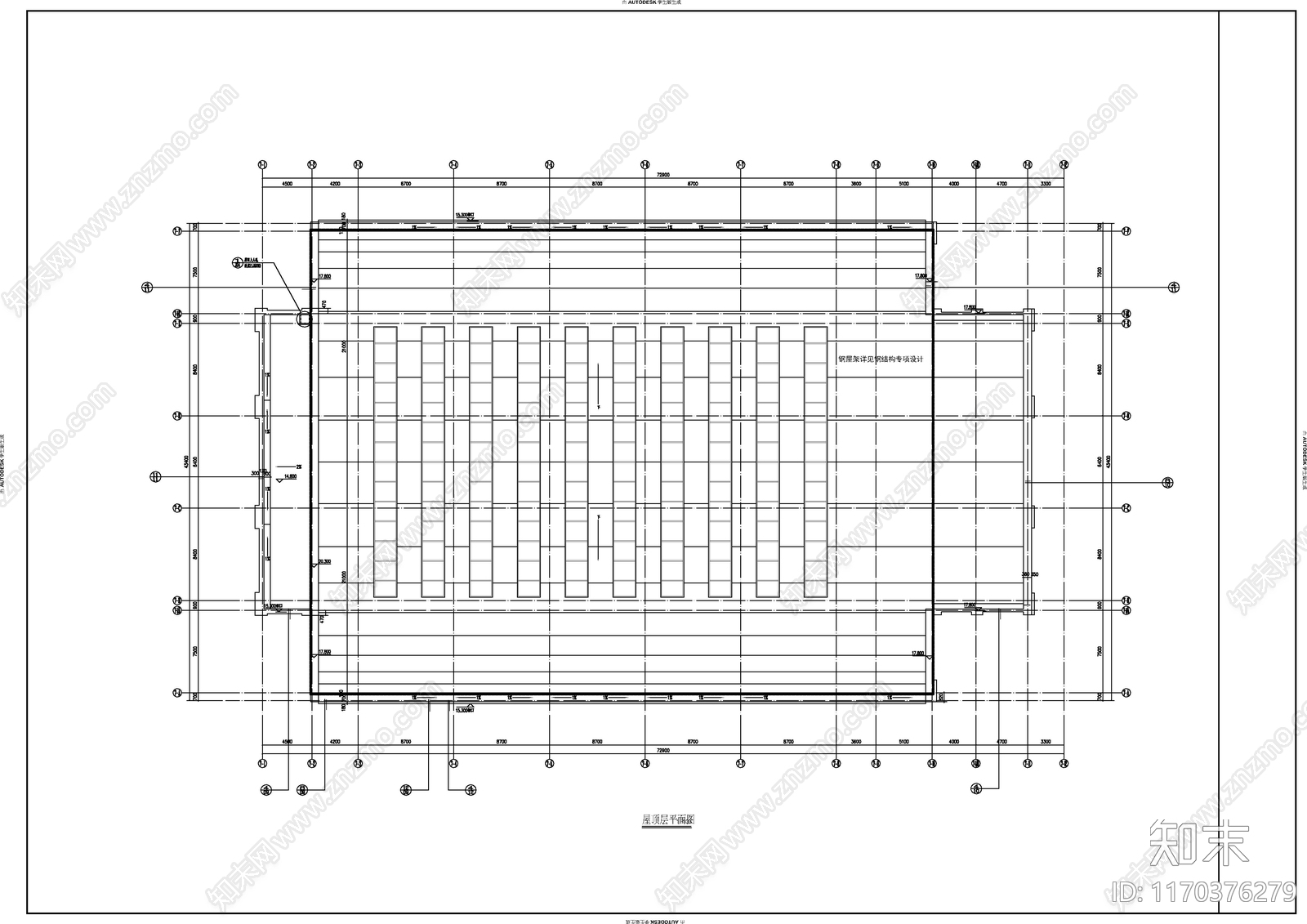 现代新中式学校建筑cad施工图下载【ID:1170376279】