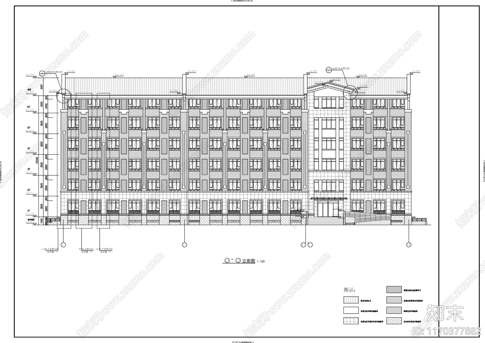 现代新中式其他居住建筑cad施工图下载【ID:1170377882】