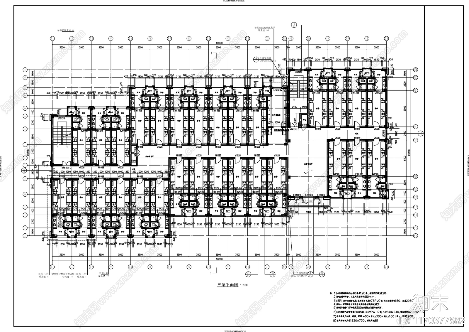 现代新中式其他居住建筑cad施工图下载【ID:1170377882】