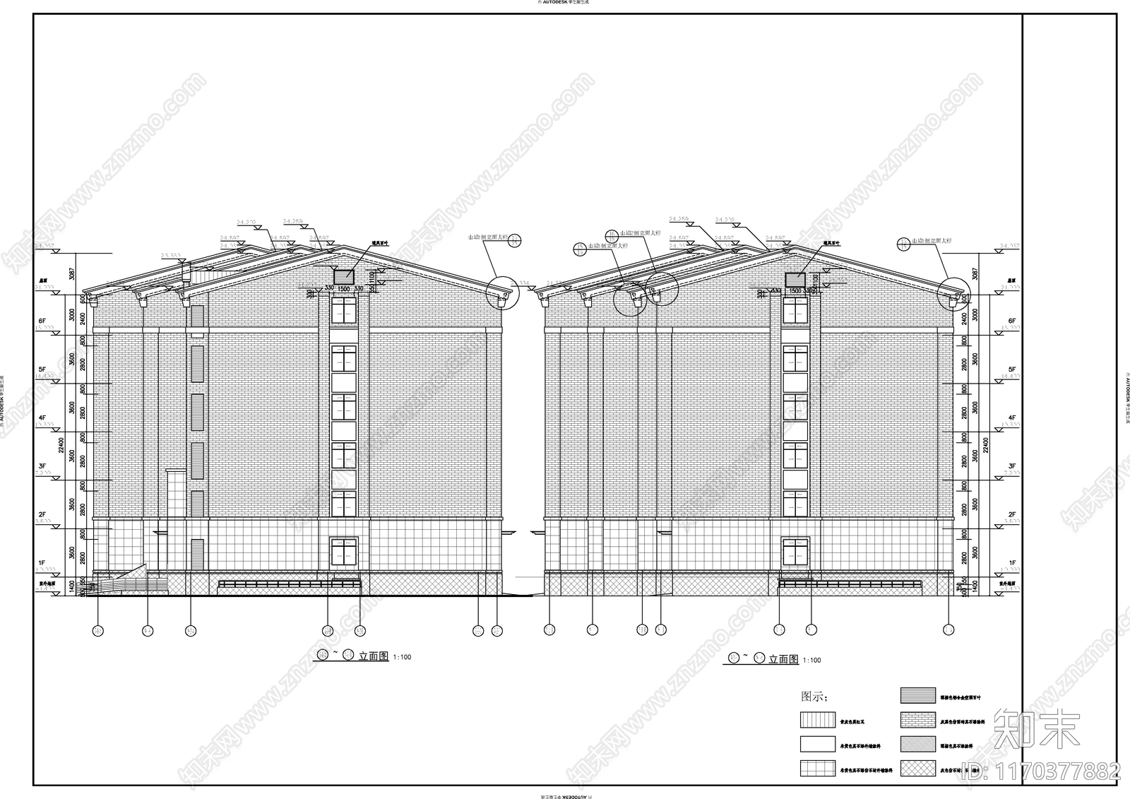 现代新中式其他居住建筑cad施工图下载【ID:1170377882】