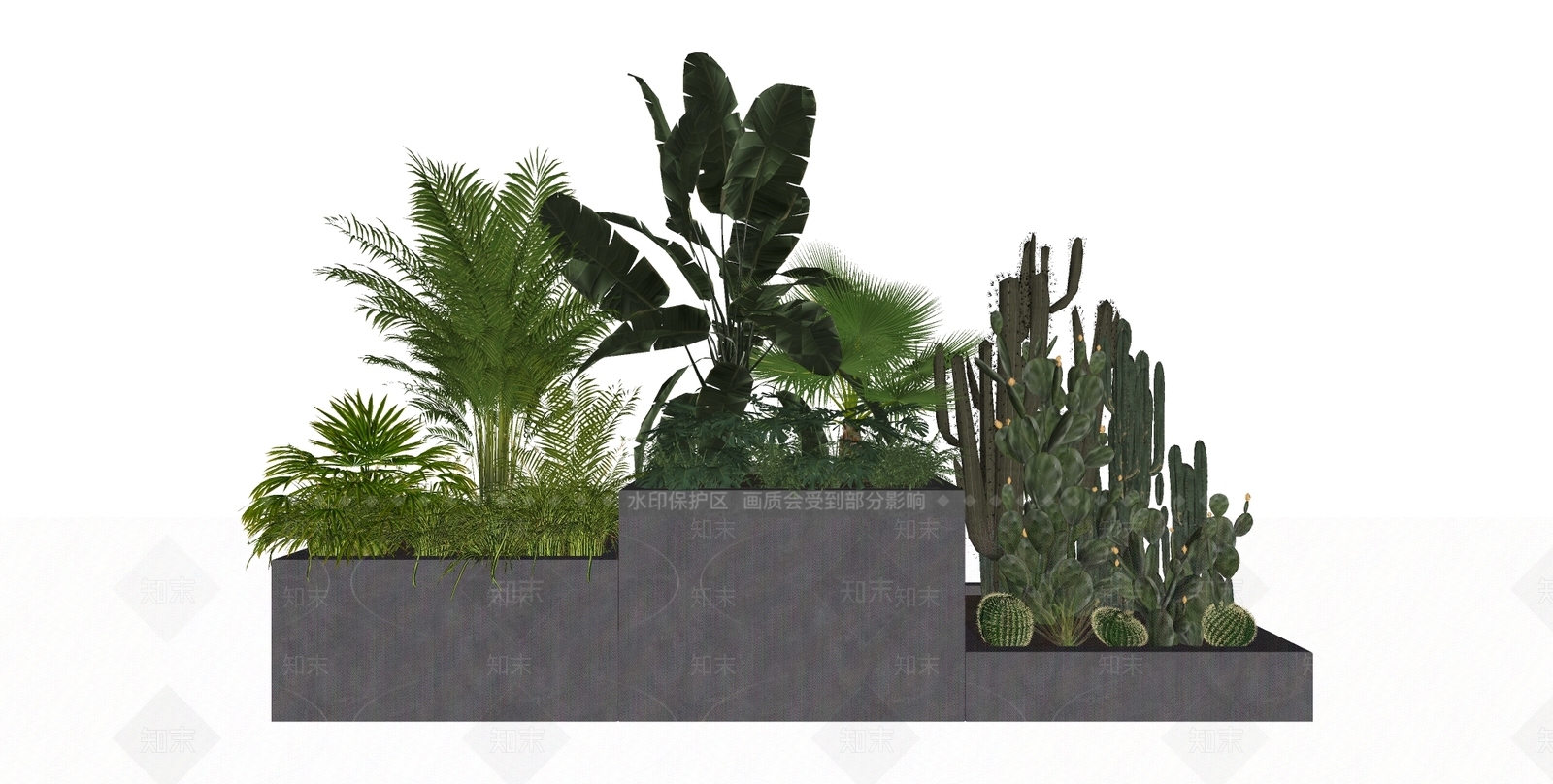 灌木SU模型下载【ID:1170379441】