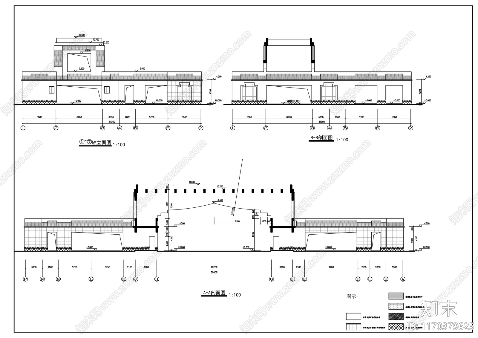 现代其他建筑cad施工图下载【ID:1170379625】