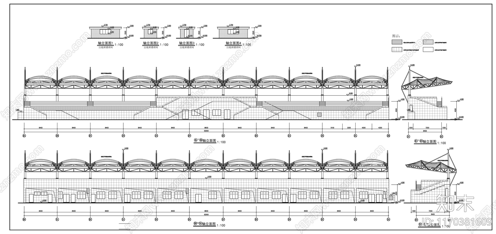 现代其他建筑cad施工图下载【ID:1170381609】