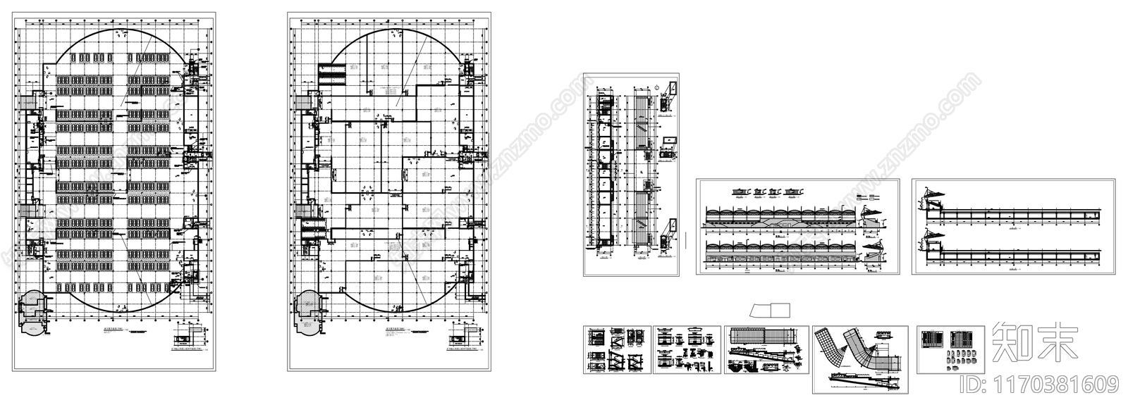 现代其他建筑cad施工图下载【ID:1170381609】