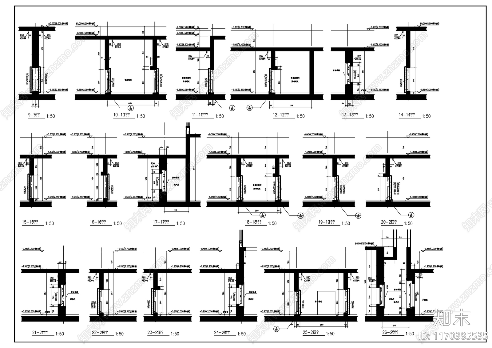 现代其他建筑cad施工图下载【ID:1170385535】