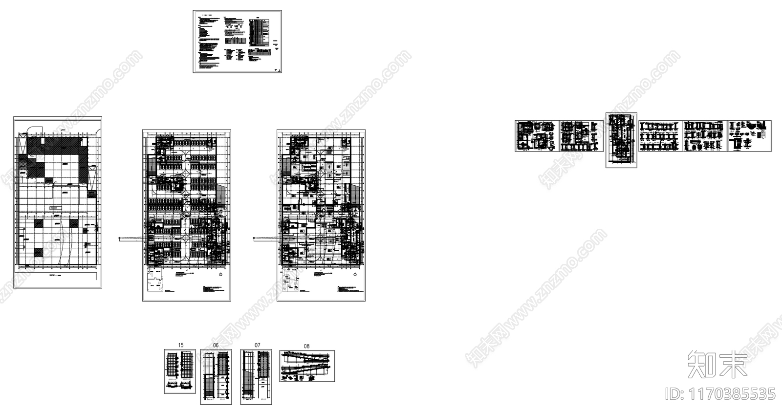 现代其他建筑cad施工图下载【ID:1170385535】