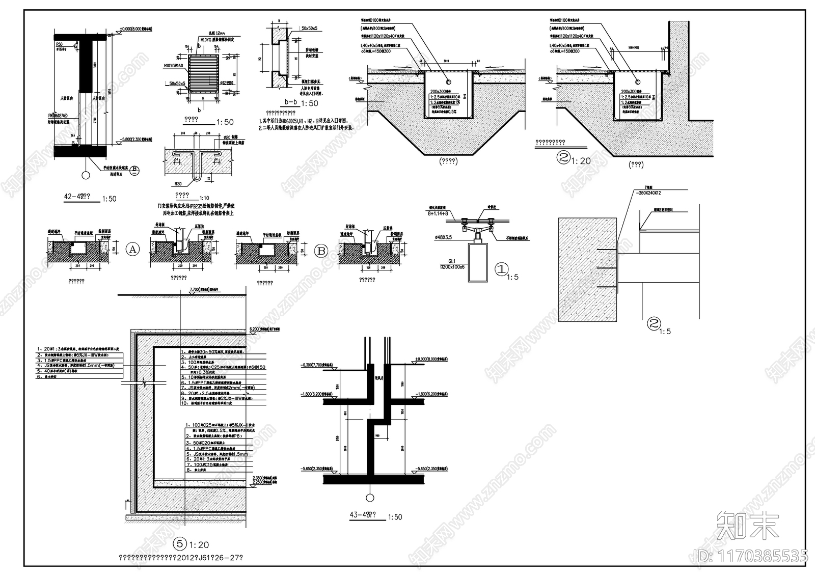 现代其他建筑cad施工图下载【ID:1170385535】