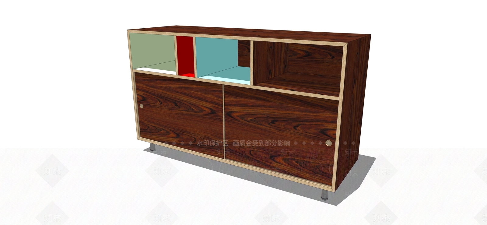 现代文件柜SU模型下载【ID:1170386002】