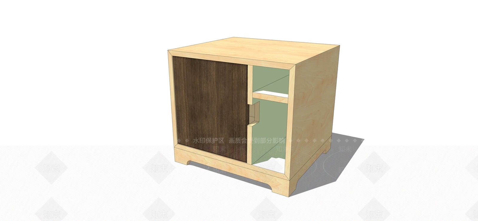 现代文件柜SU模型下载【ID:1170386187】