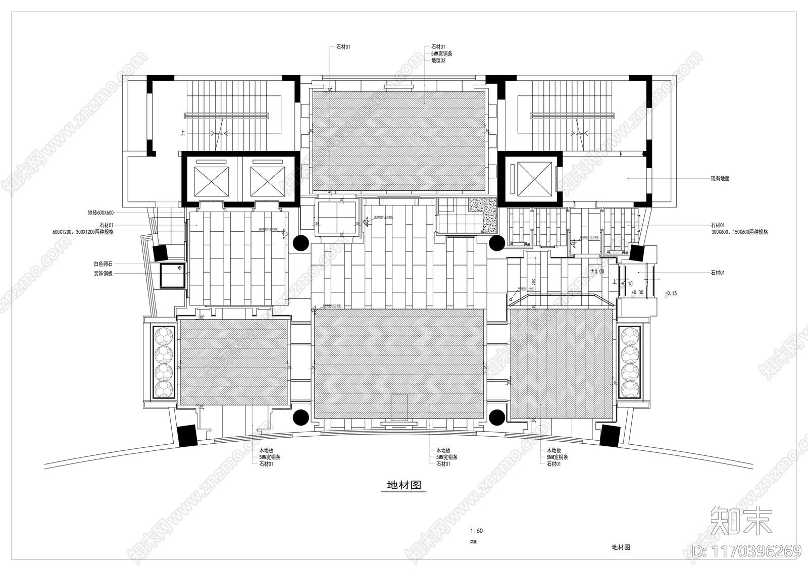 现代会所cad施工图下载【ID:1170396269】