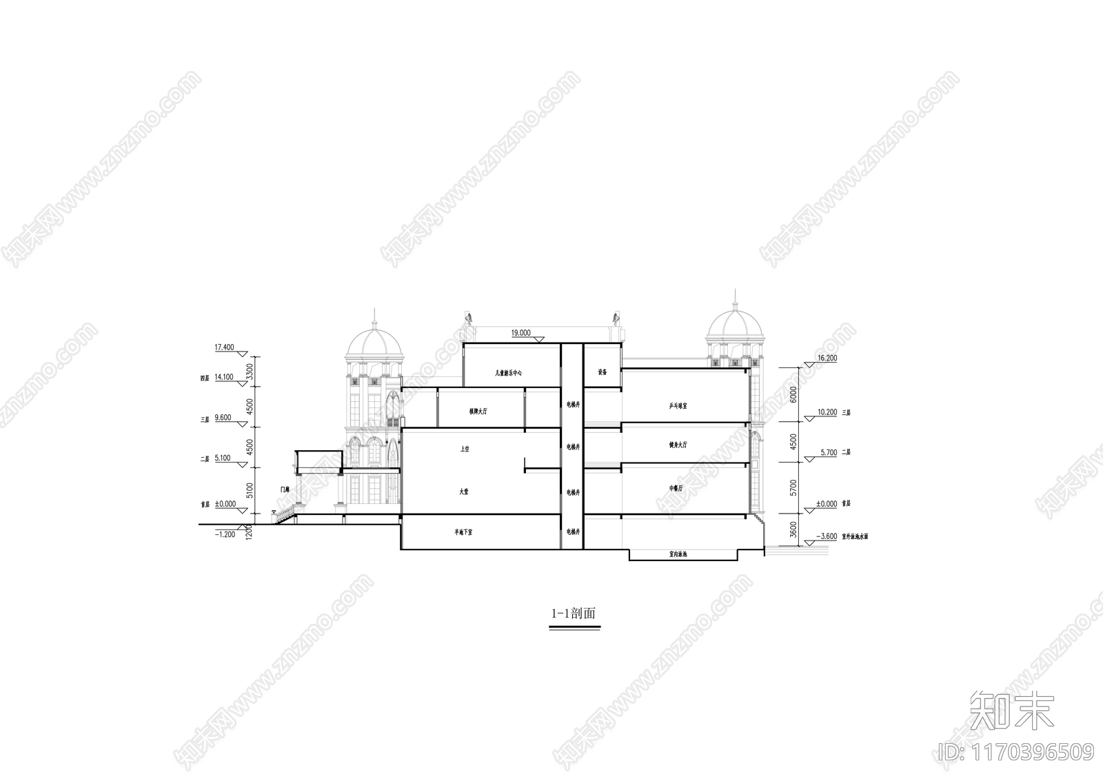 建筑平面图施工图下载【ID:1170396509】