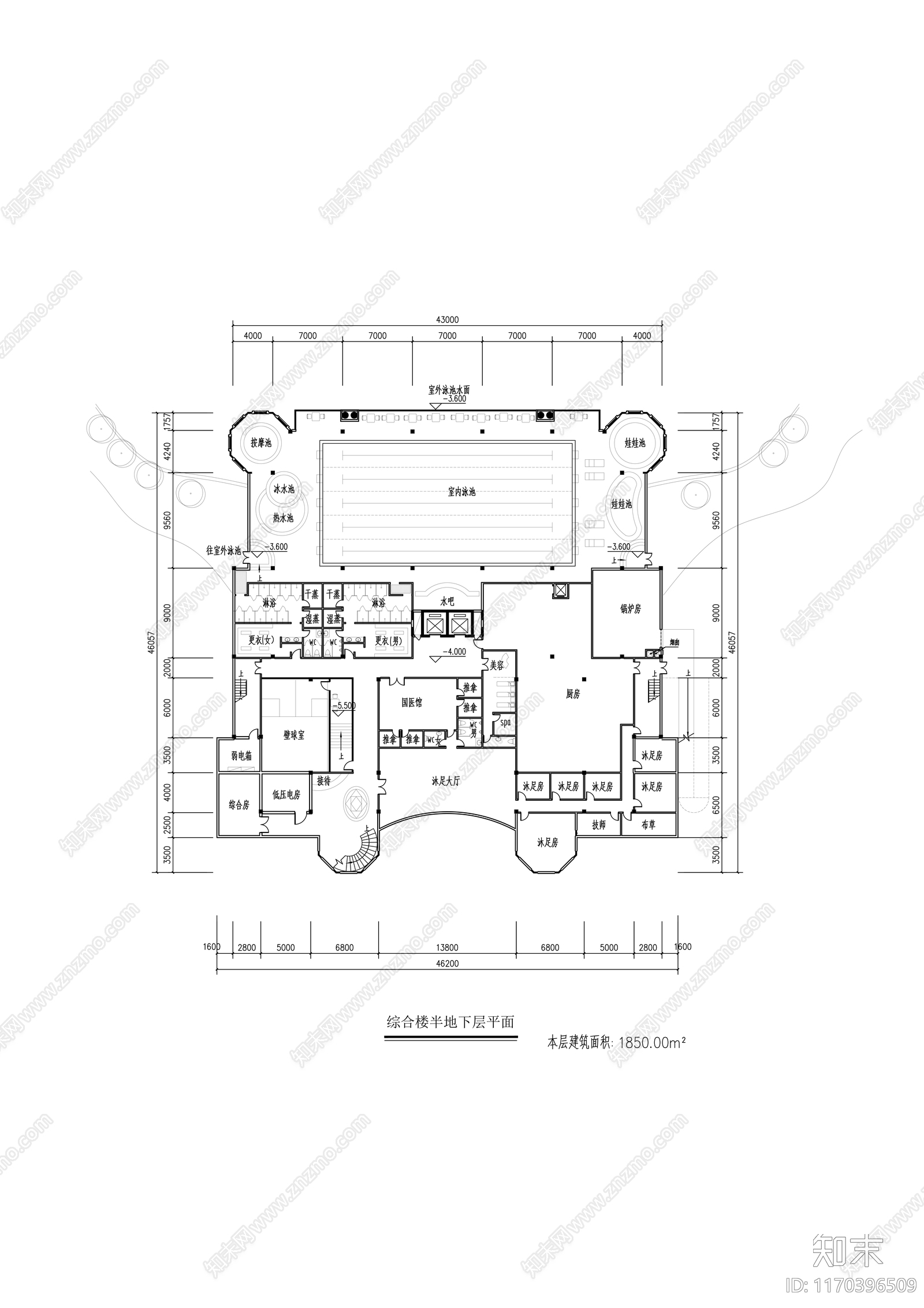 建筑平面图施工图下载【ID:1170396509】