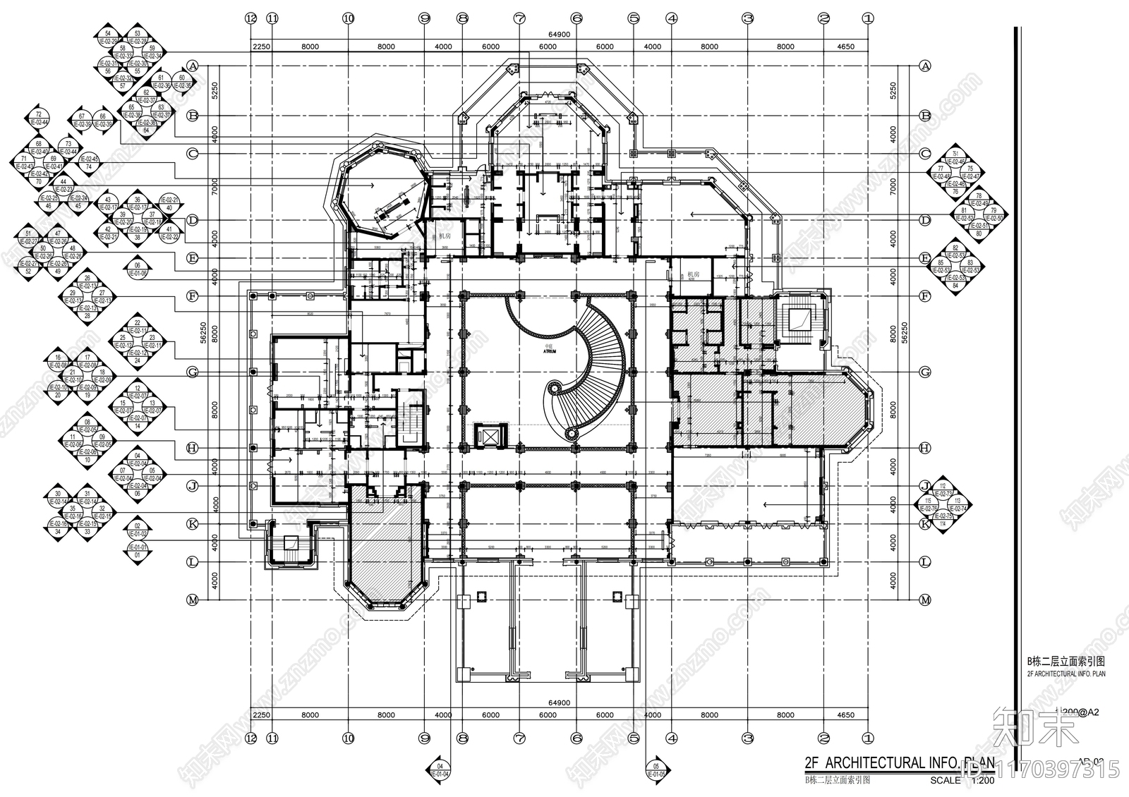 现代其他文化空间cad施工图下载【ID:1170397315】