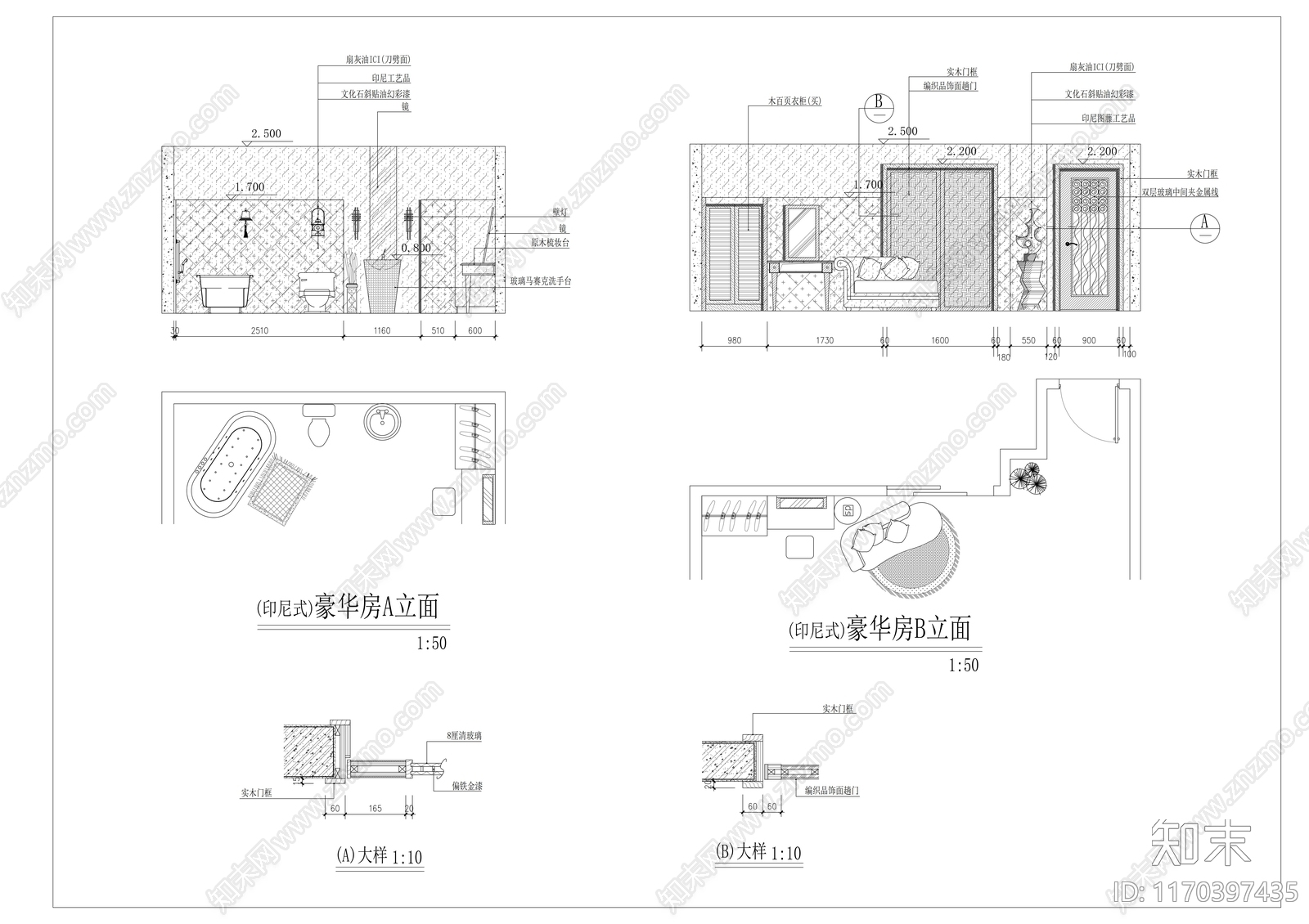 现代会所施工图下载【ID:1170397435】