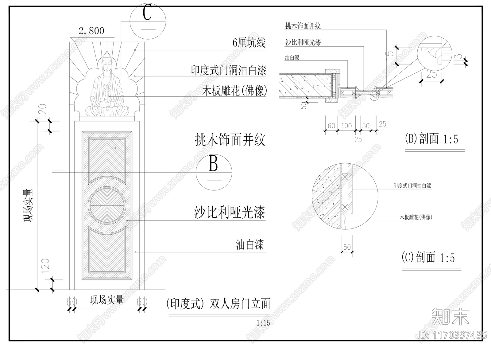 现代会所施工图下载【ID:1170397435】