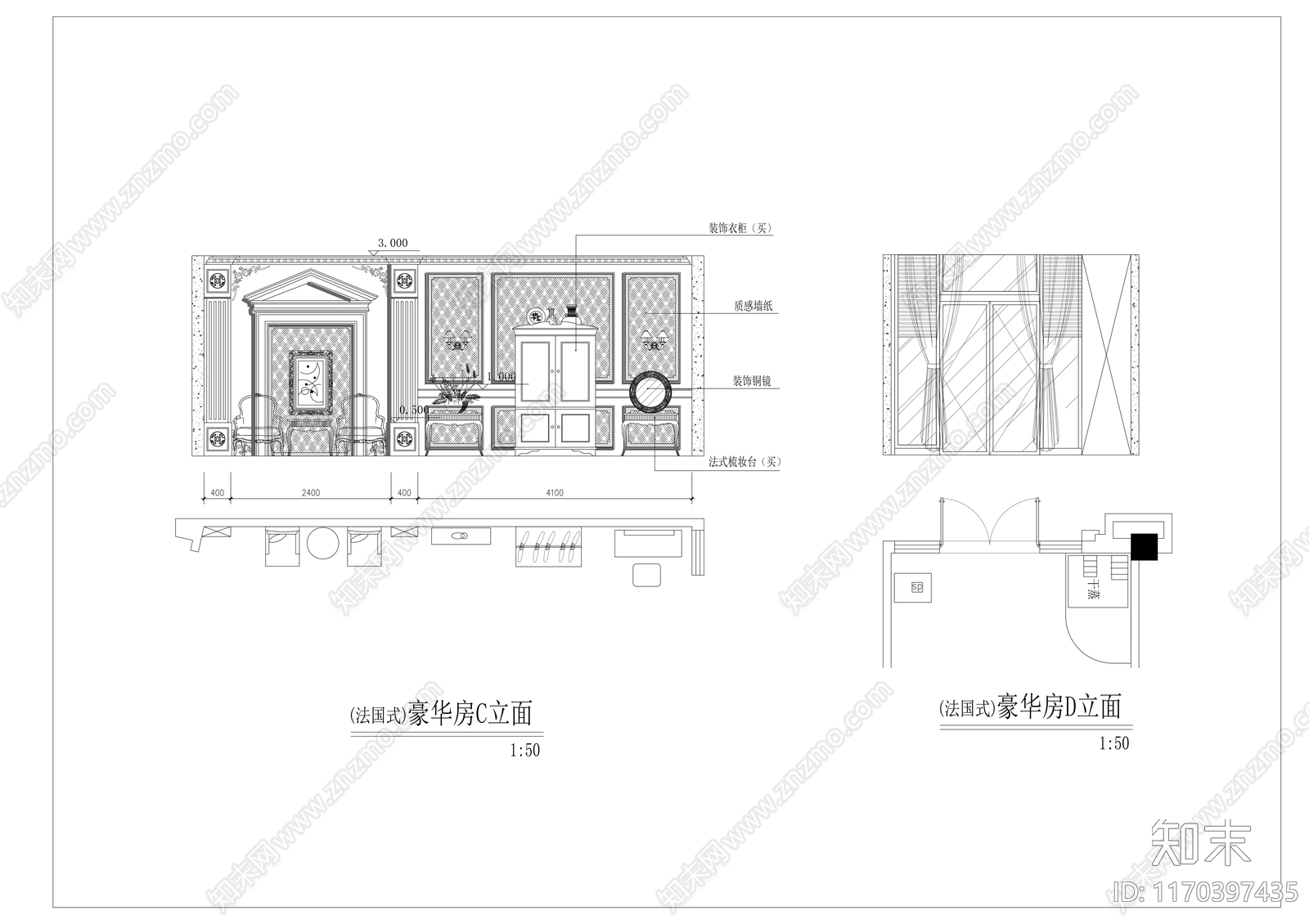 现代会所施工图下载【ID:1170397435】