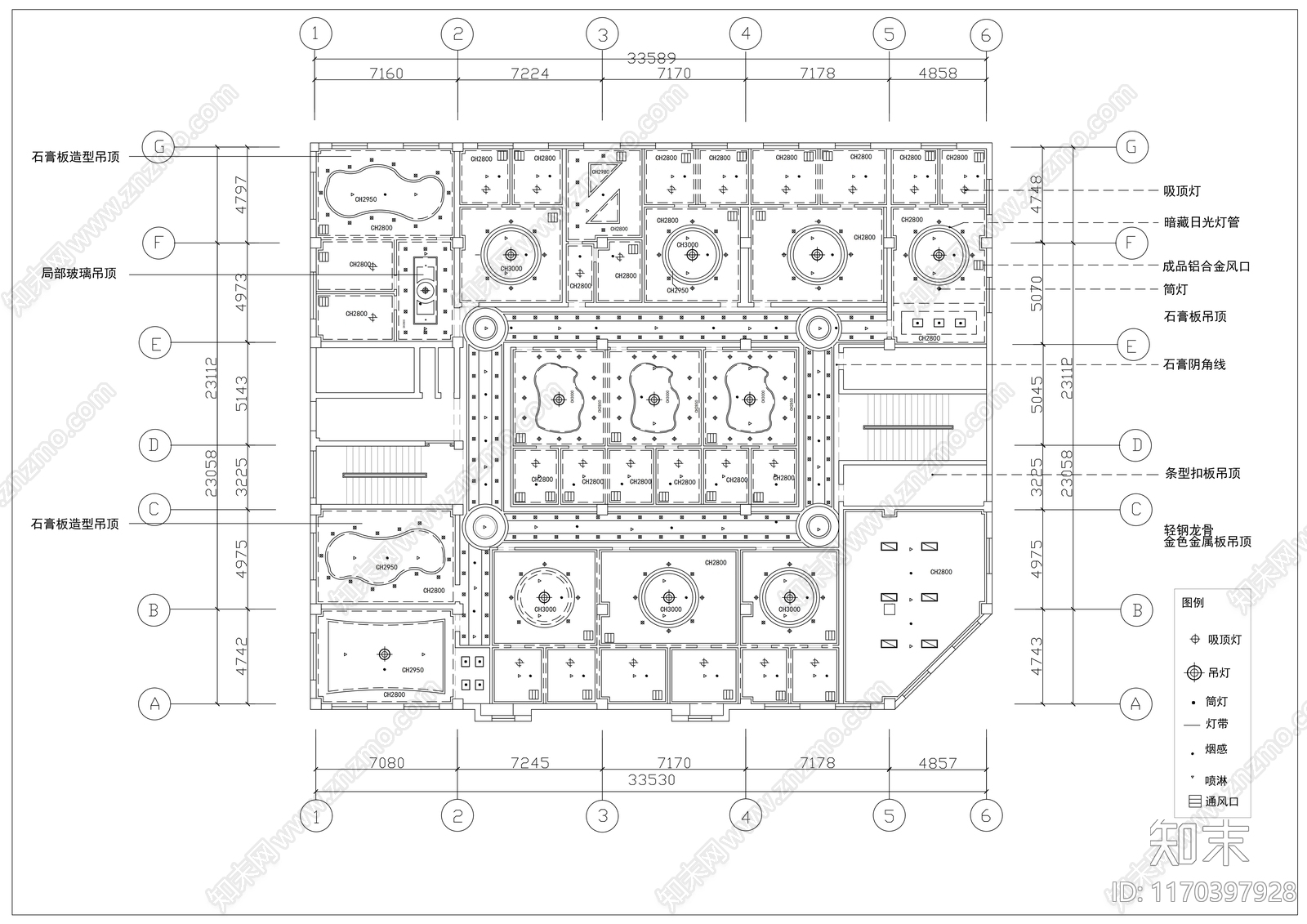 现代其他工装空间cad施工图下载【ID:1170397928】