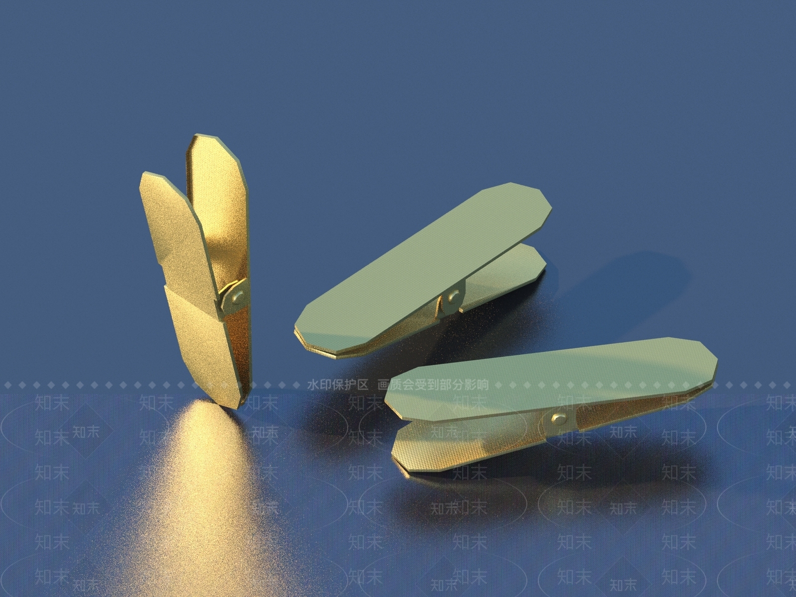 办公用品3D模型下载【ID:1170398499】