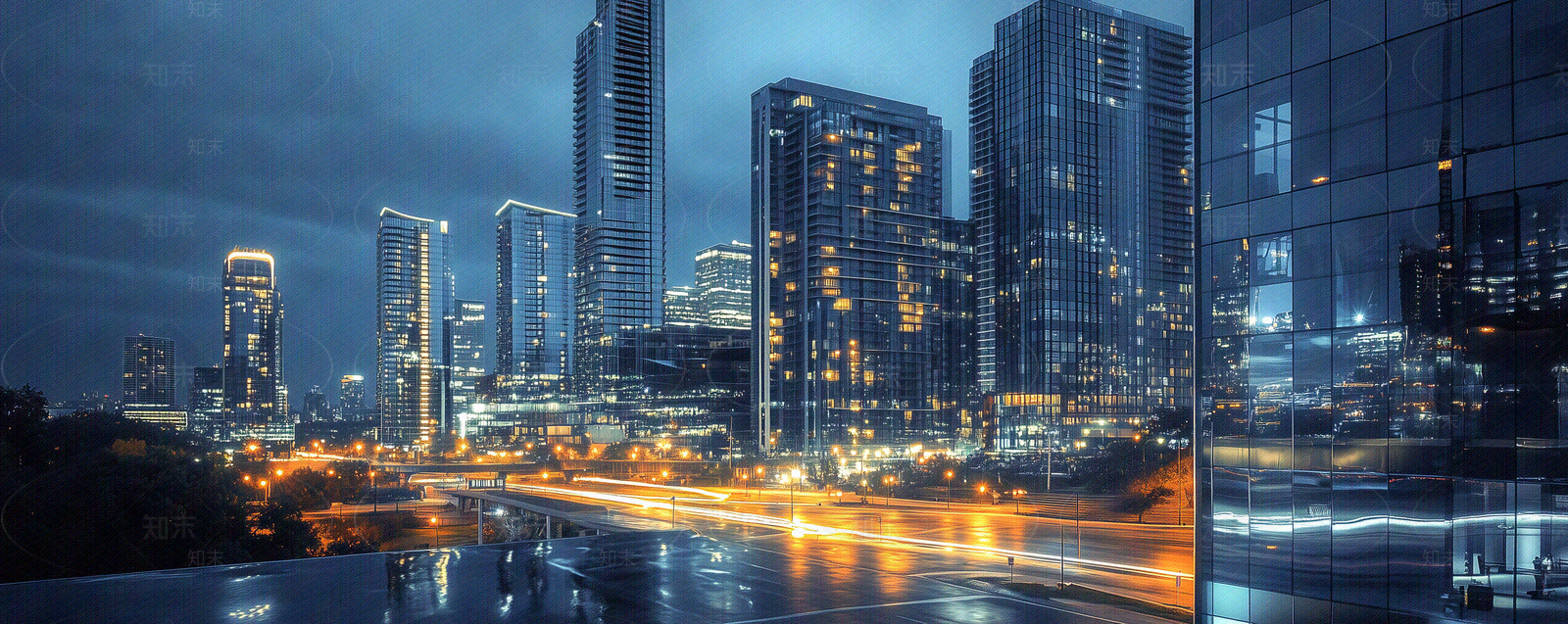 现代城市外景贴图下载【ID:1170400392】