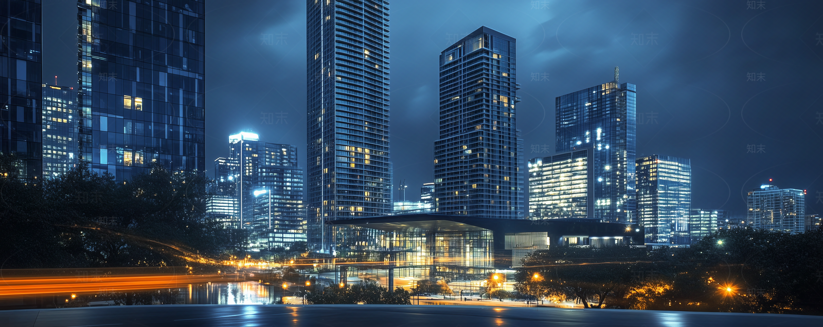 现代城市外景贴图下载【ID:1170400384】