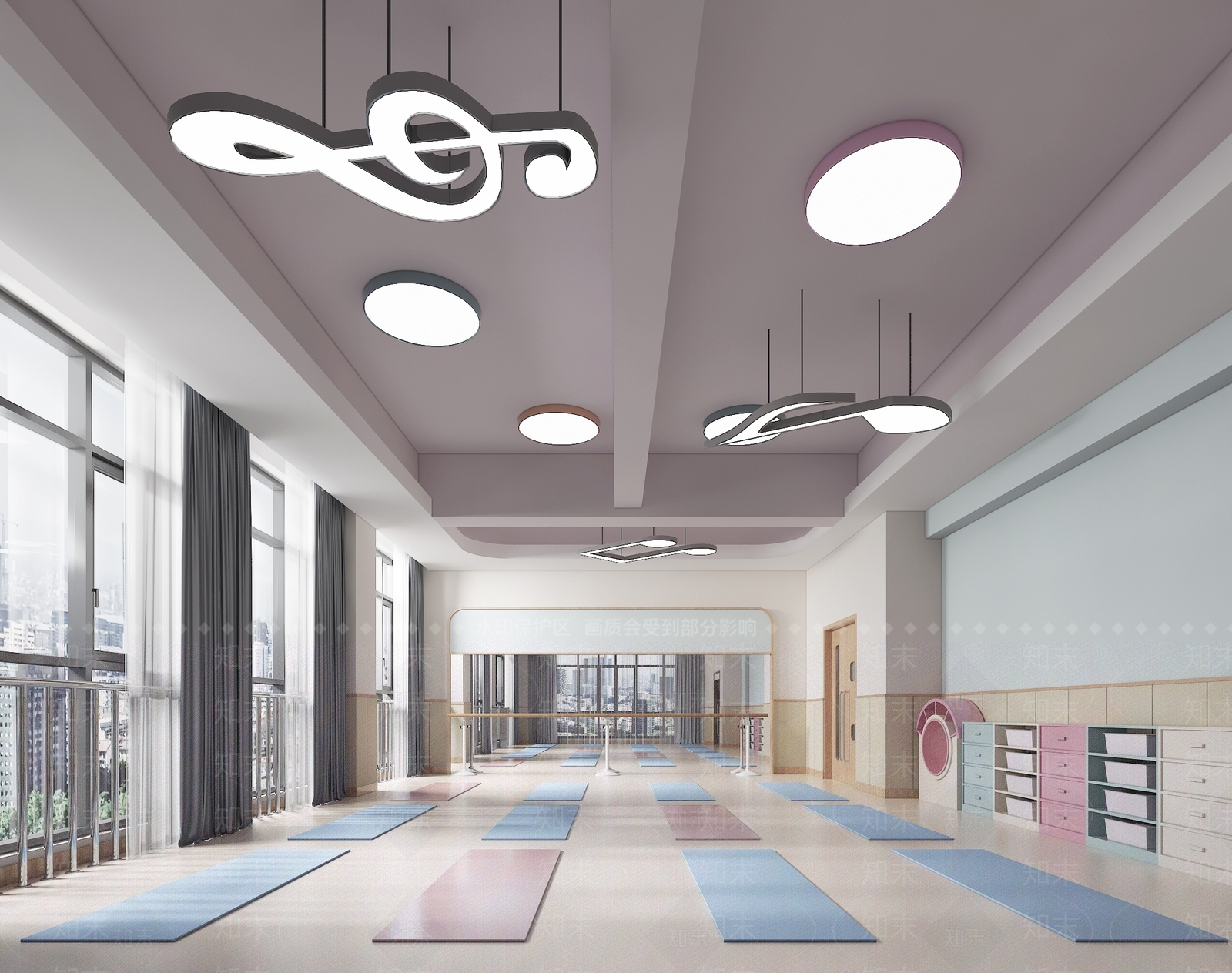 现代幼儿园3D模型下载【ID:1170401430】