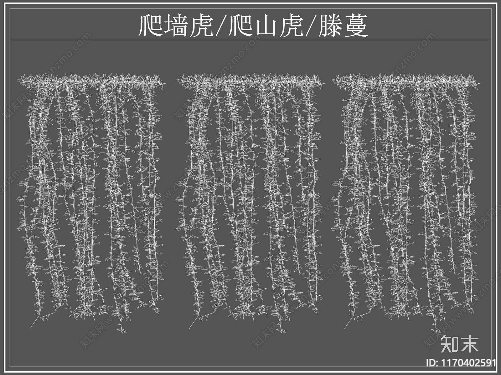 现代综合植物图库施工图下载【ID:1170402591】