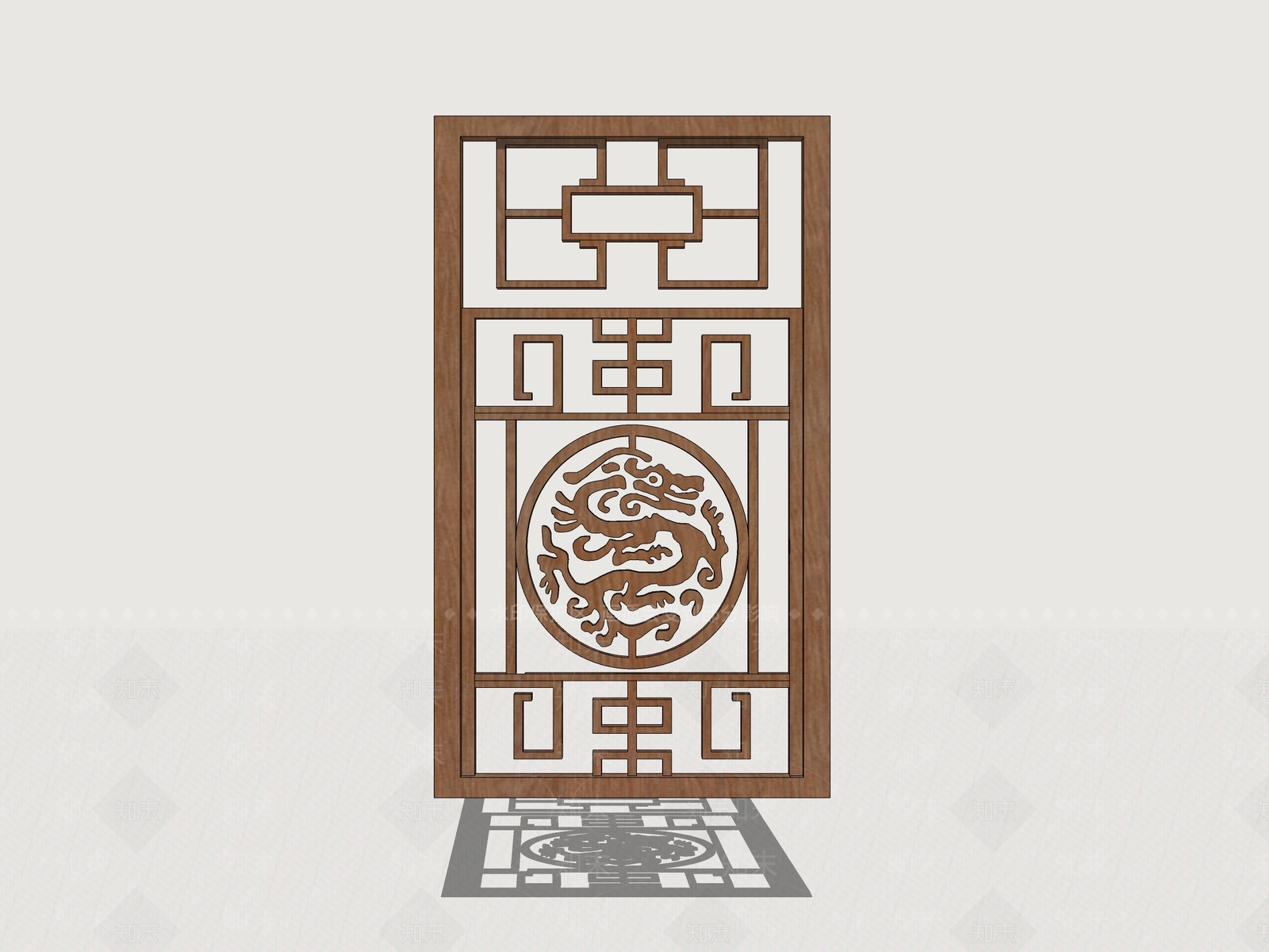中式其他窗SU模型下载【ID:1170404101】