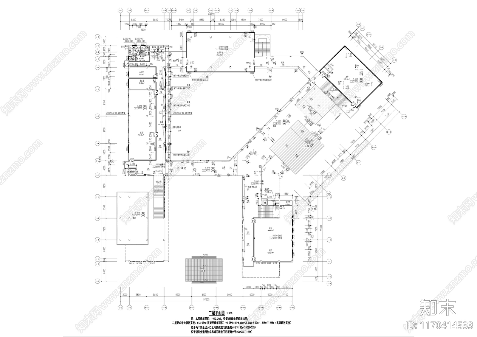 现代学校建筑cad施工图下载【ID:1170414533】