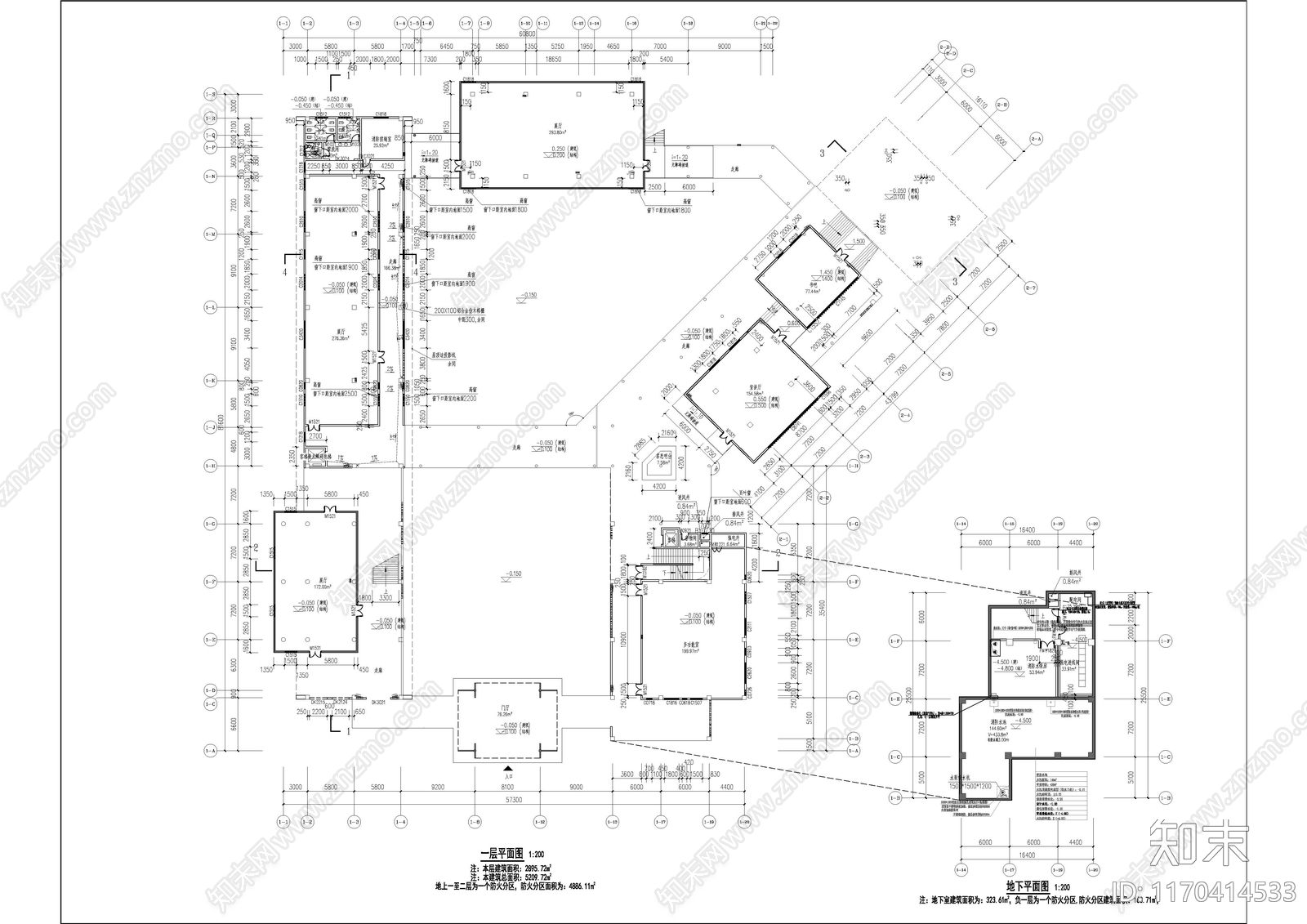 现代学校建筑cad施工图下载【ID:1170414533】