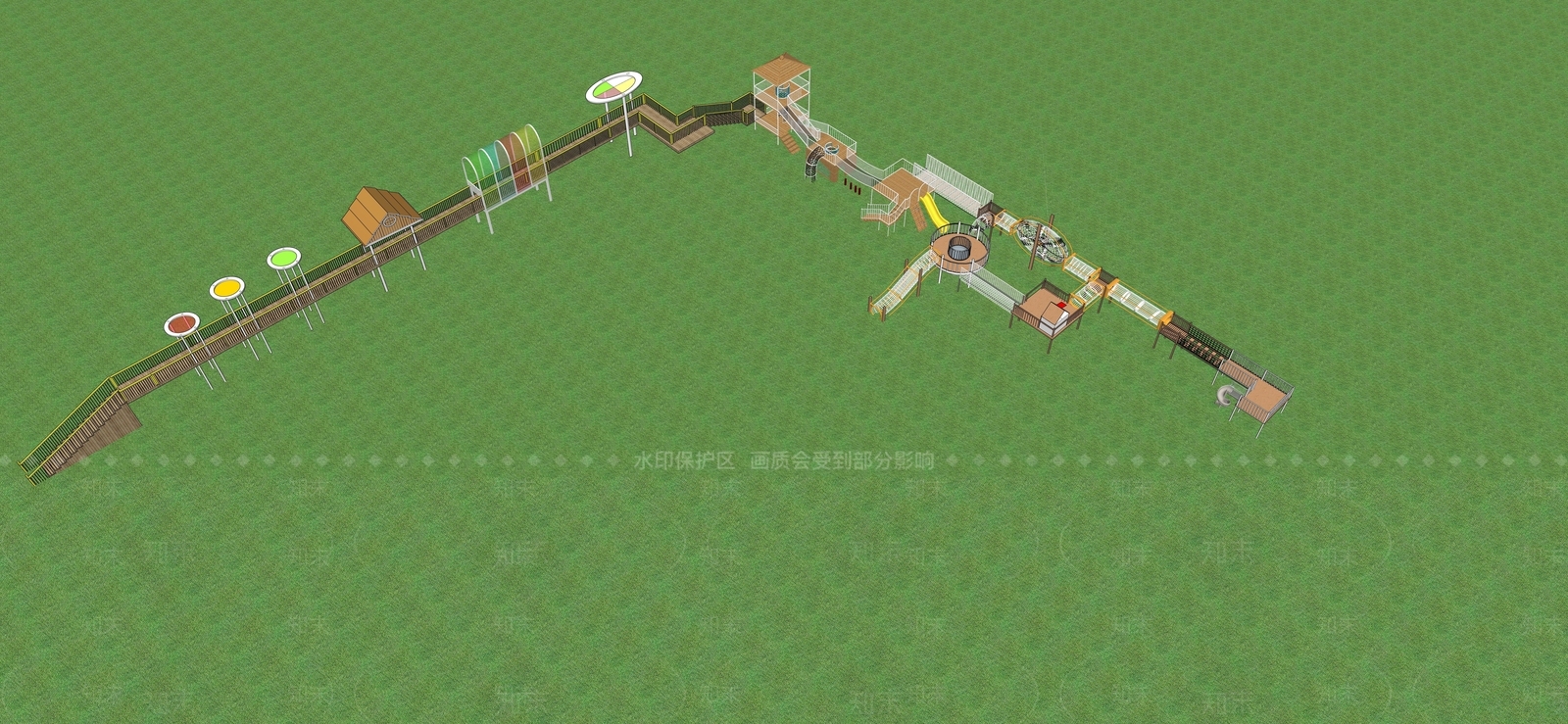 现代儿童活动空间SU模型下载【ID:1170416649】