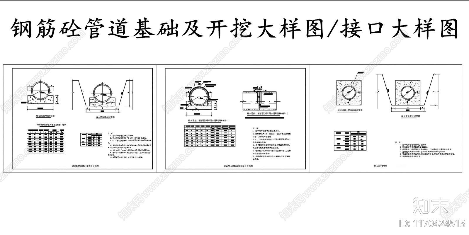 给排水节点详图cad施工图下载【ID:1170424515】