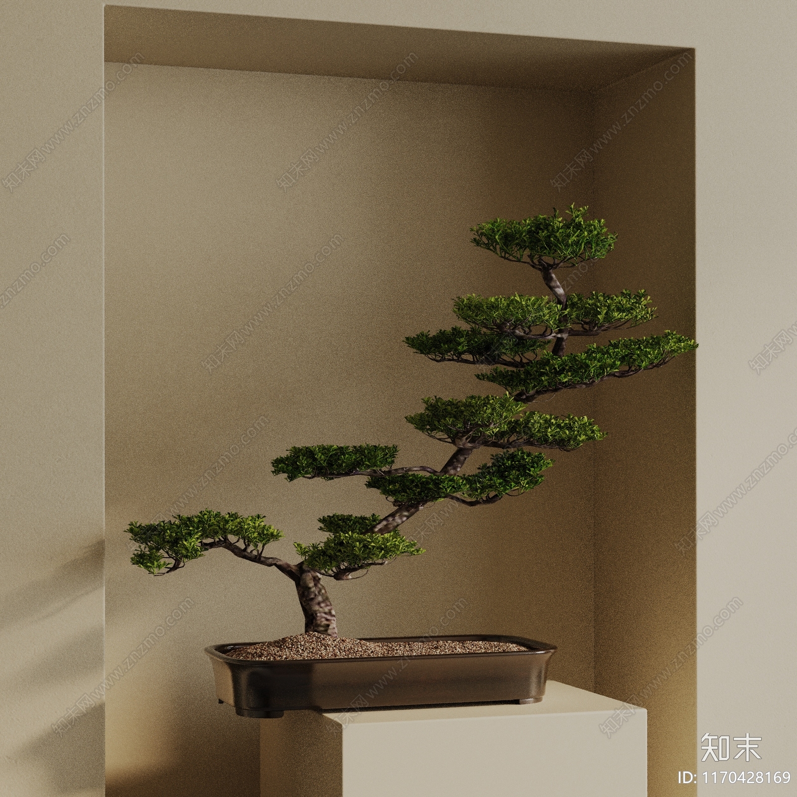 盆栽3D模型下载【ID:1170428169】