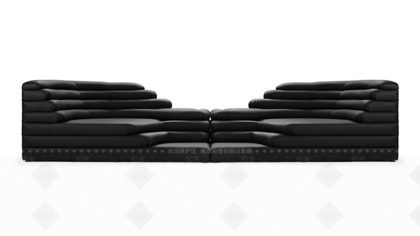 现代双人沙发SU模型下载【ID:1170432360】