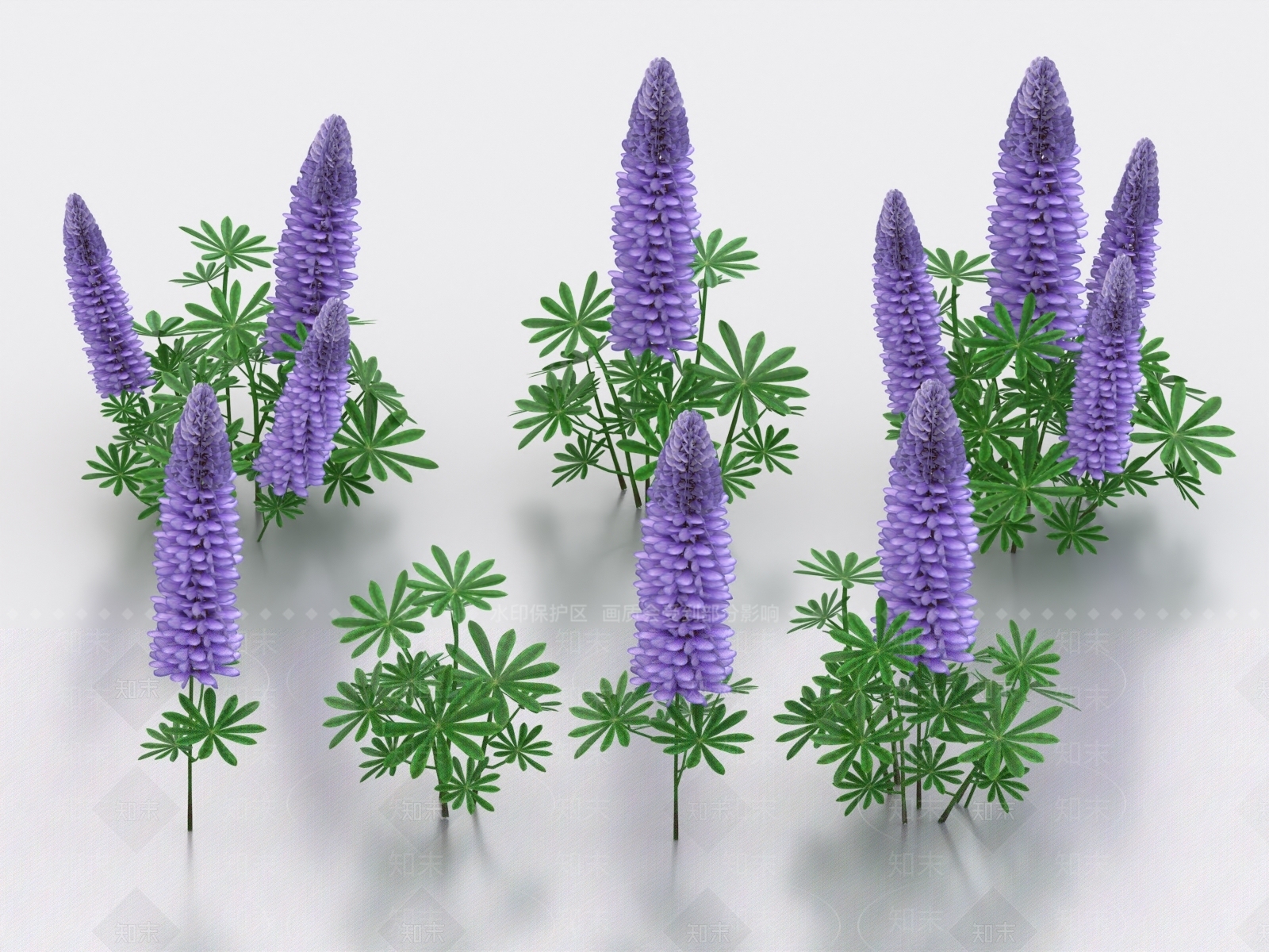 花草组合3D模型下载【ID:1170441033】